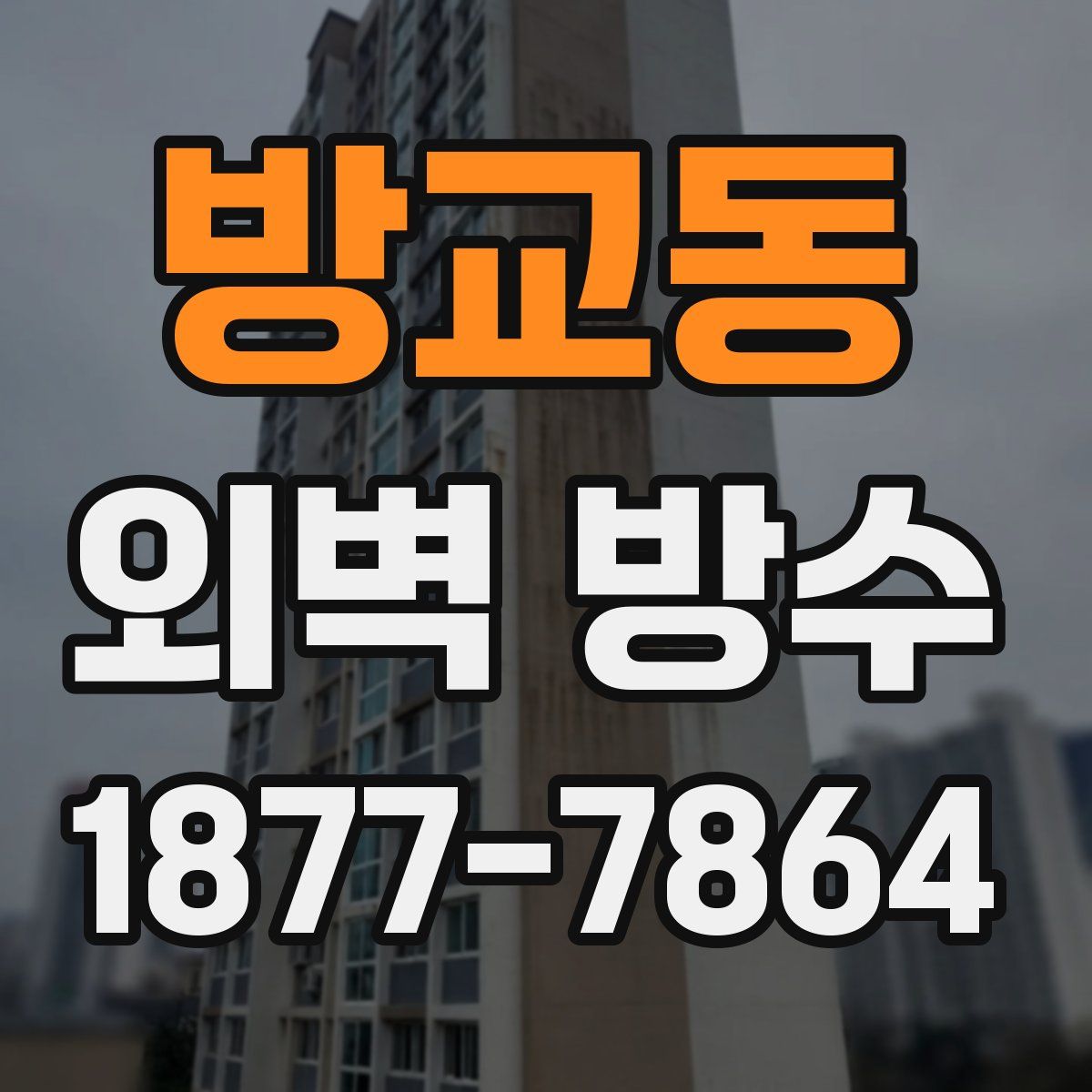 방교동 외벽 방수