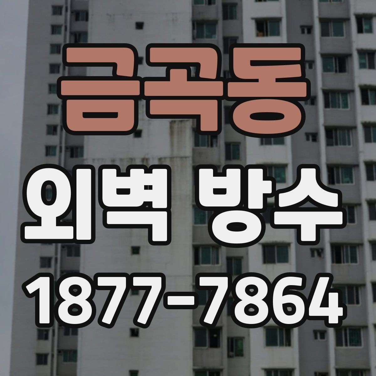 금곡동 외벽 방수 견적서를 볼 때 이해해야 할 항목