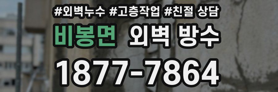 비봉면 외벽 방수