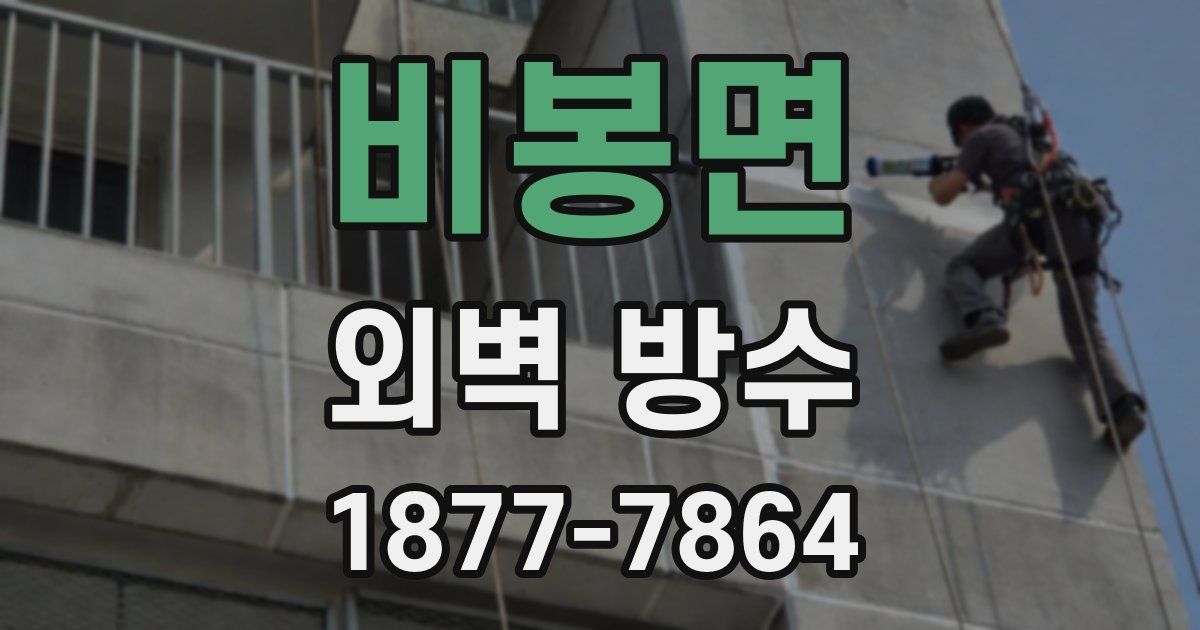 비봉면 외벽 방수