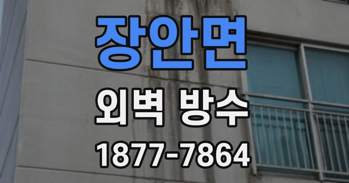 장안면 외벽 방수
