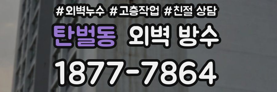 탄벌동 외벽 방수