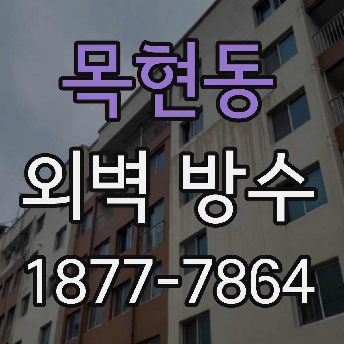 목현동 외벽 방수