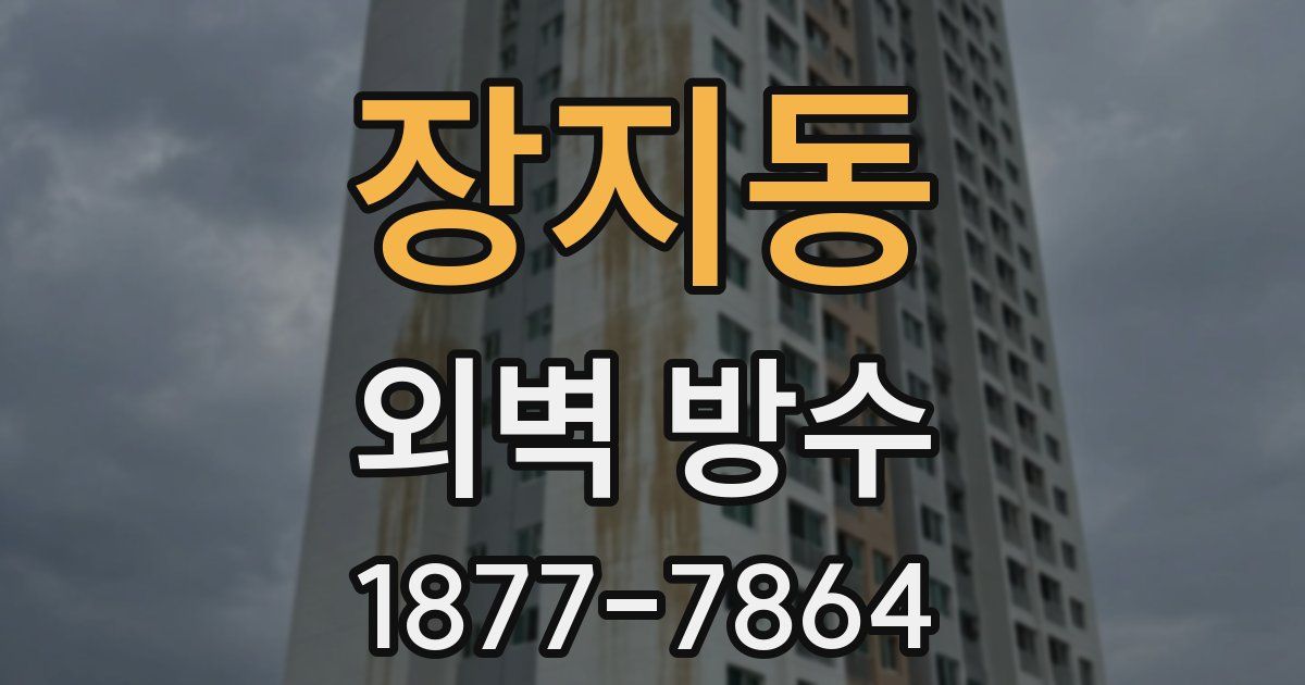장지동 외벽 방수