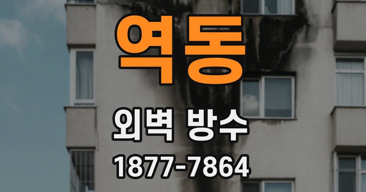 역동 외벽 방수