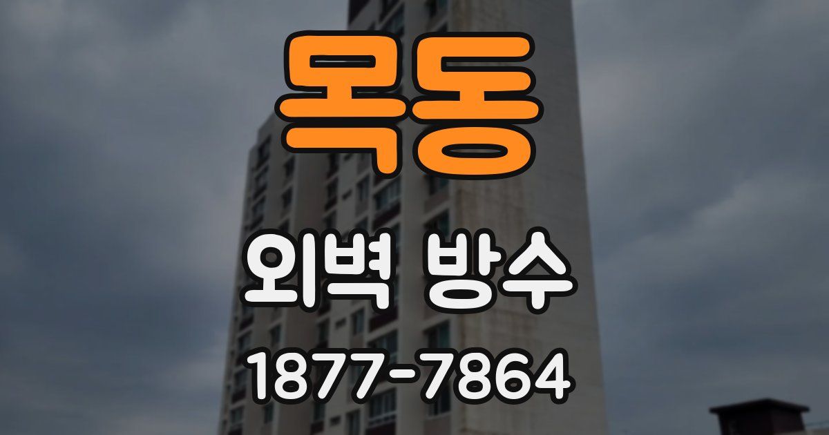 목동 외벽 방수