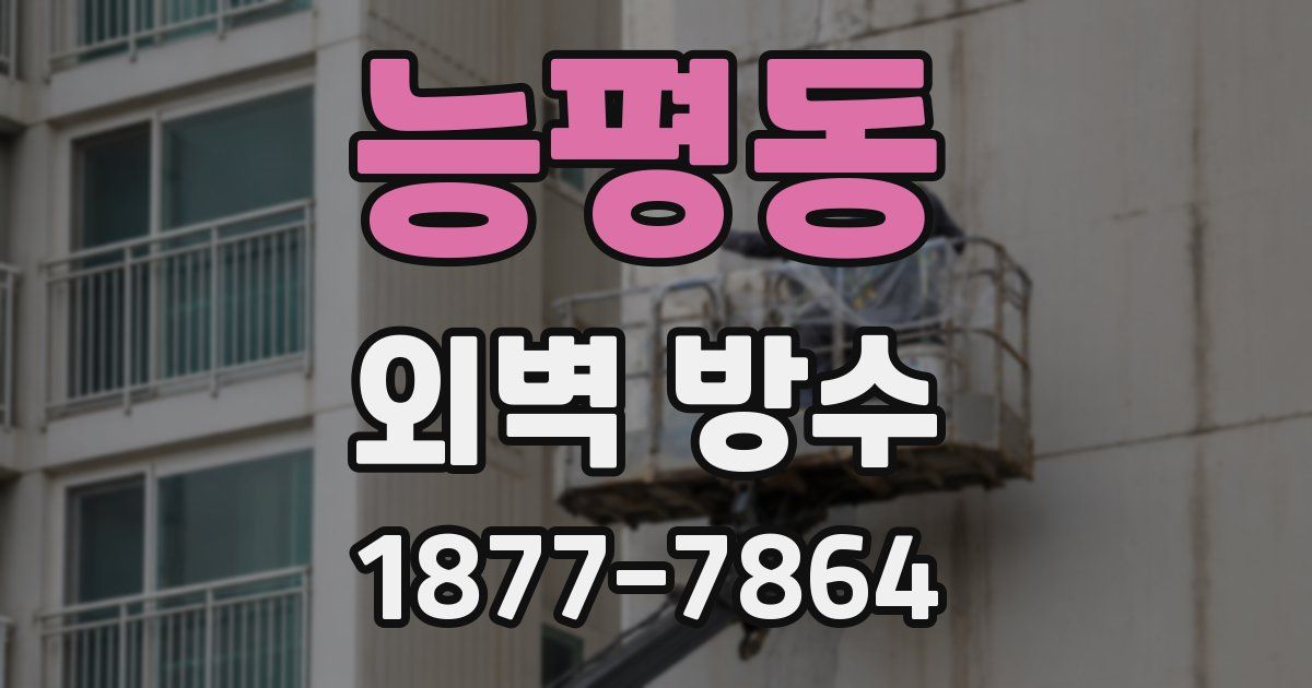 능평동 외벽 방수