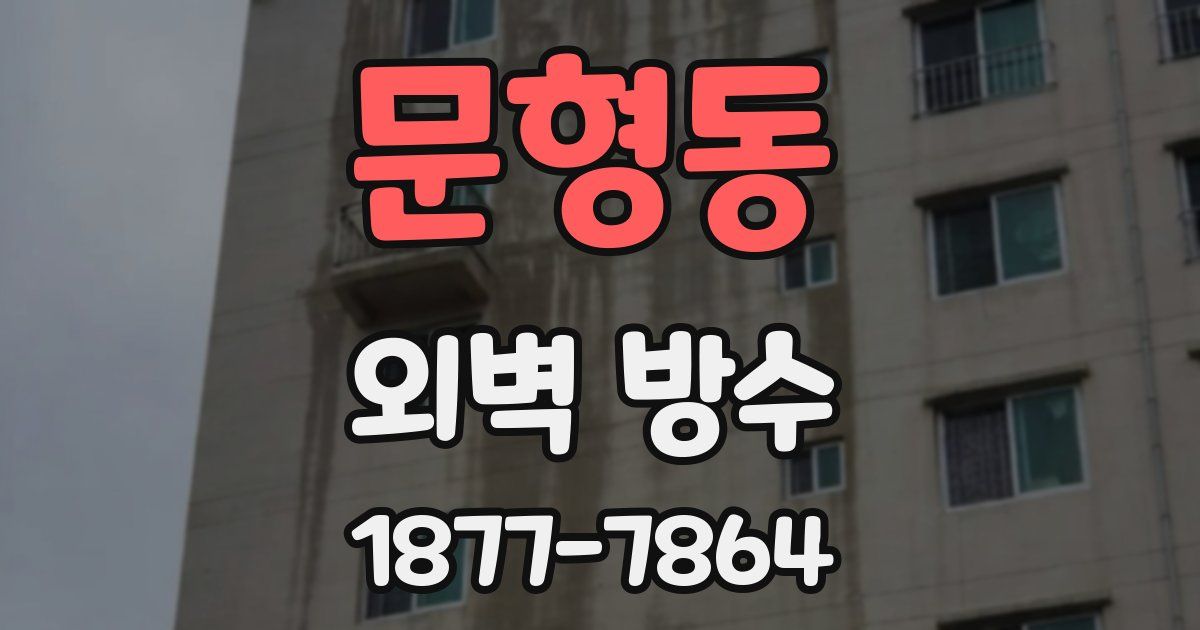 문형동 외벽 방수