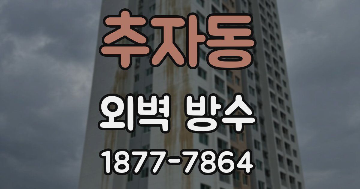 추자동 외벽 방수