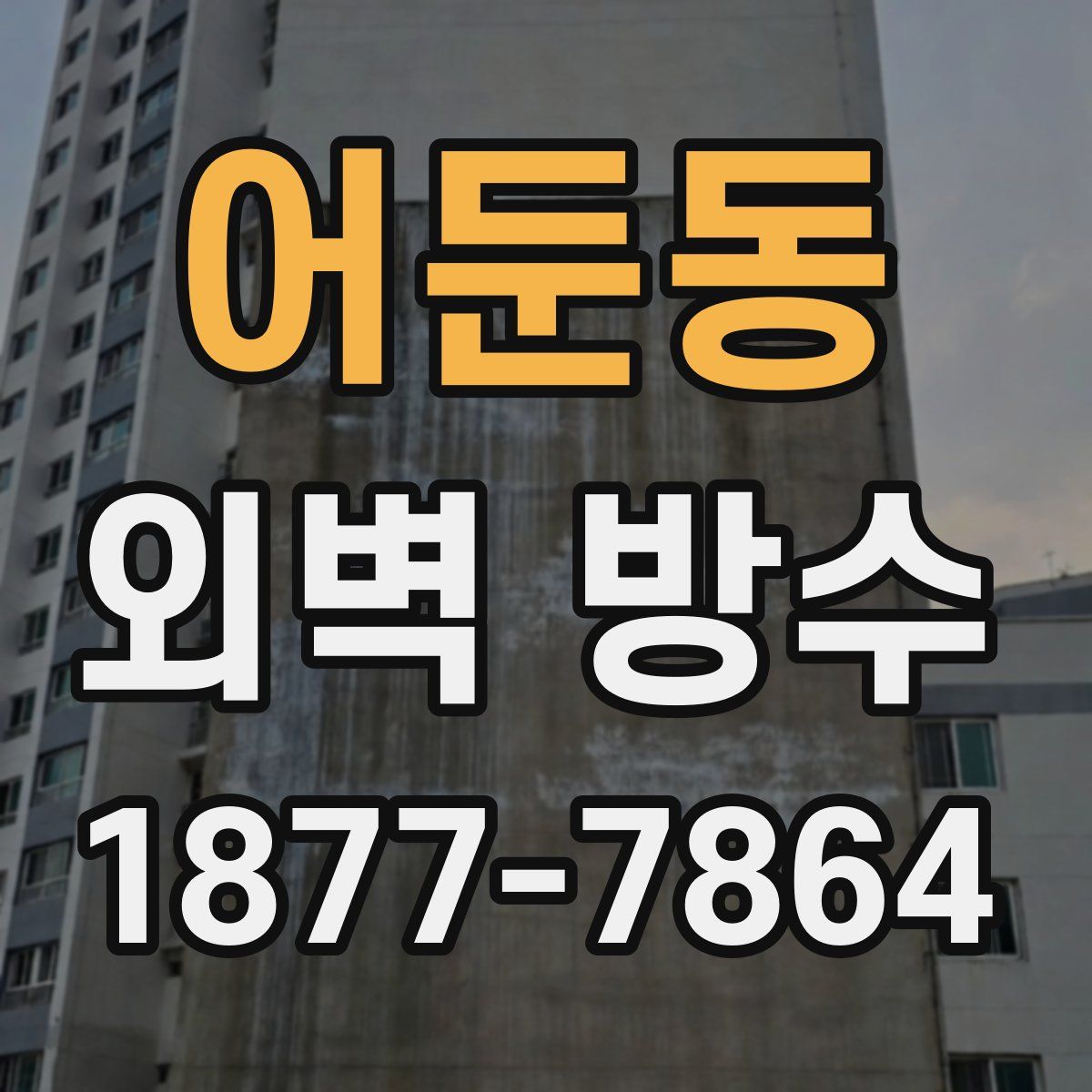 어둔동 외벽 방수