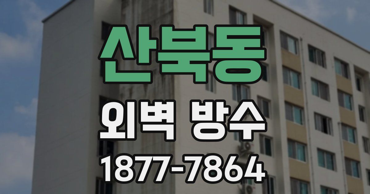 산북동 외벽 방수