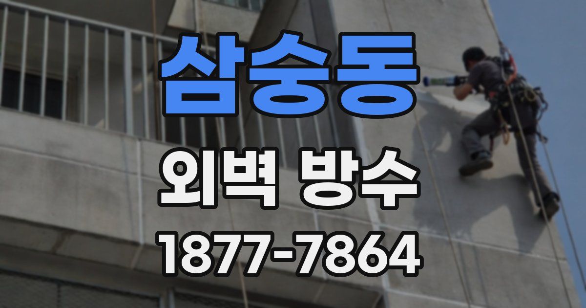 삼숭동 외벽 방수