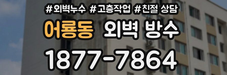 어룡동 외벽 방수