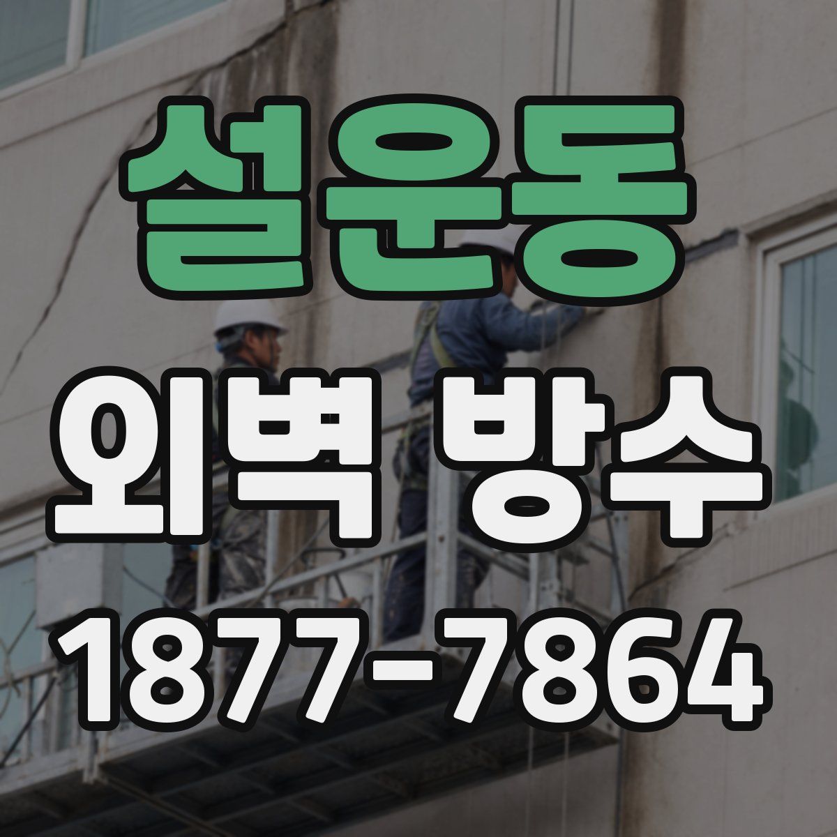 설운동 외벽 방수