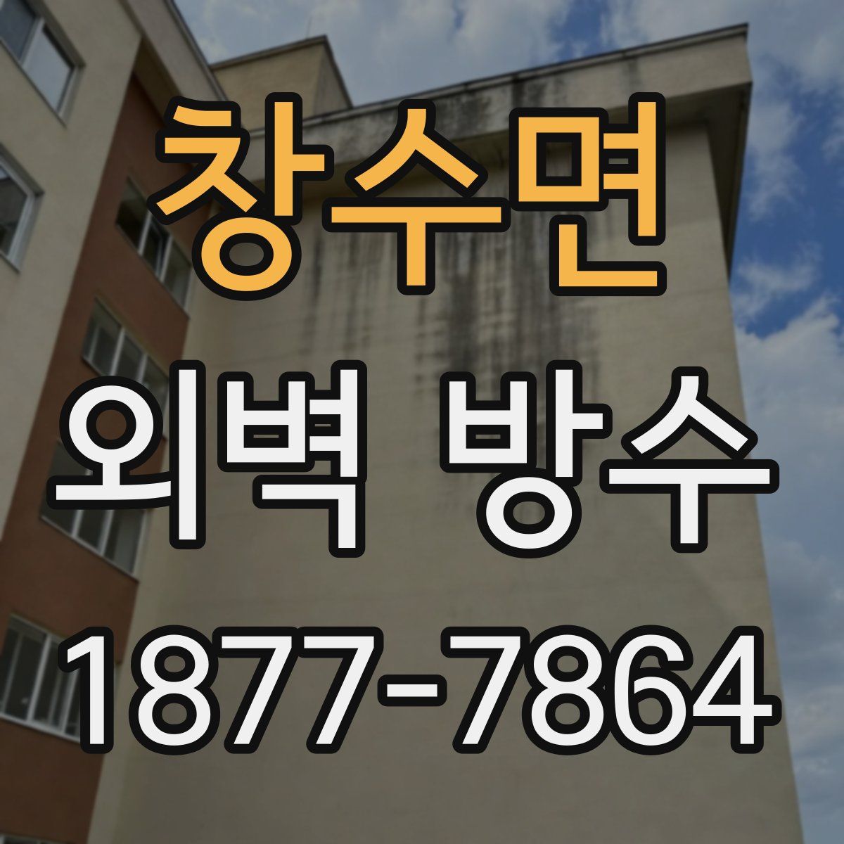 창수면 외벽 방수