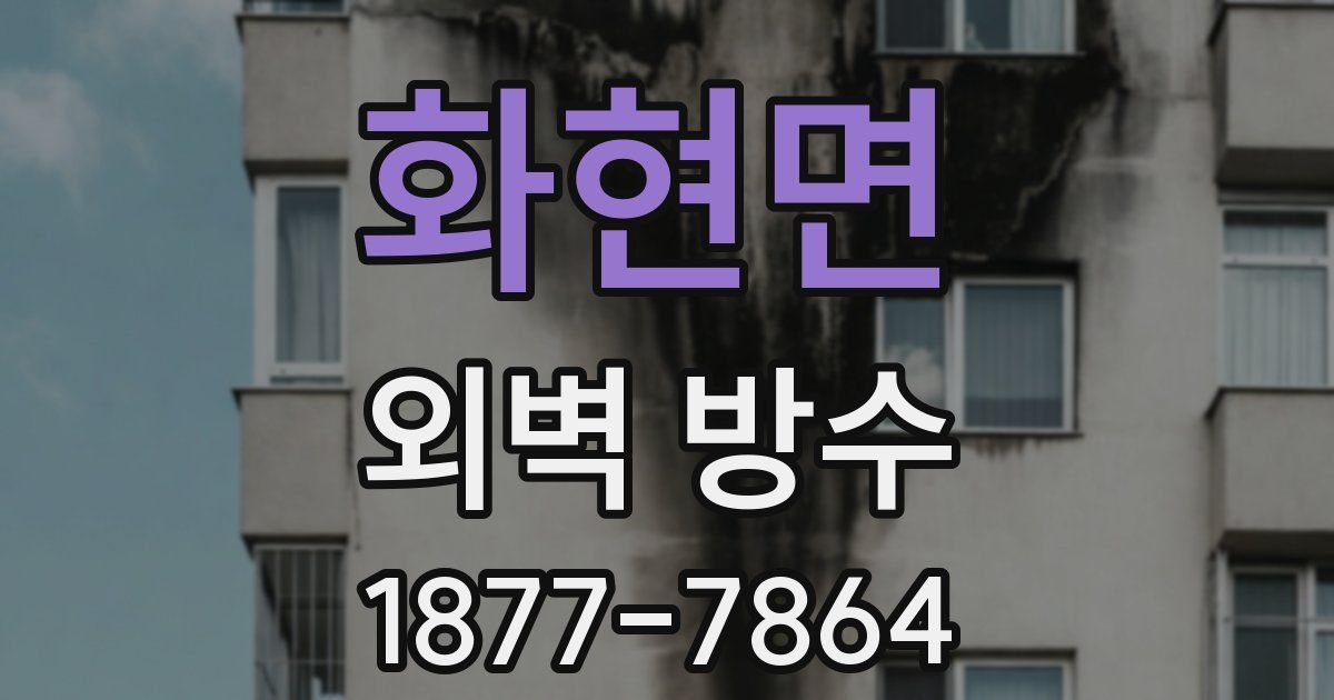 화현면 외벽 방수