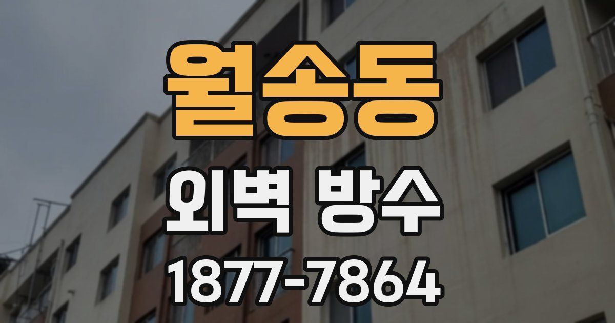 월송동 외벽 방수
