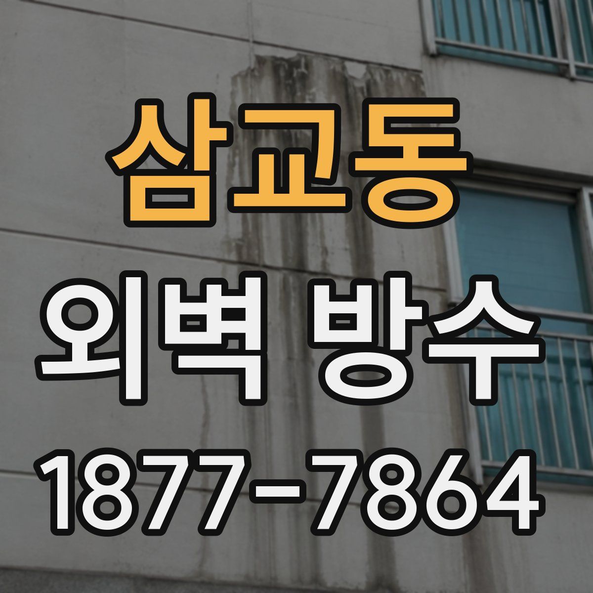 삼교동 외벽 방수