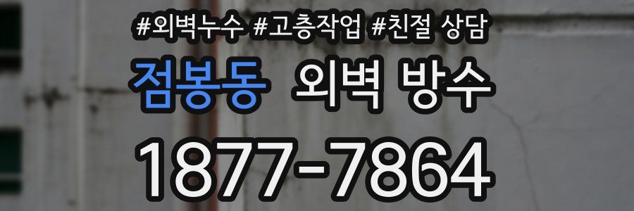 점봉동 외벽 방수