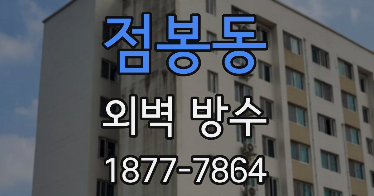 점봉동 외벽 방수