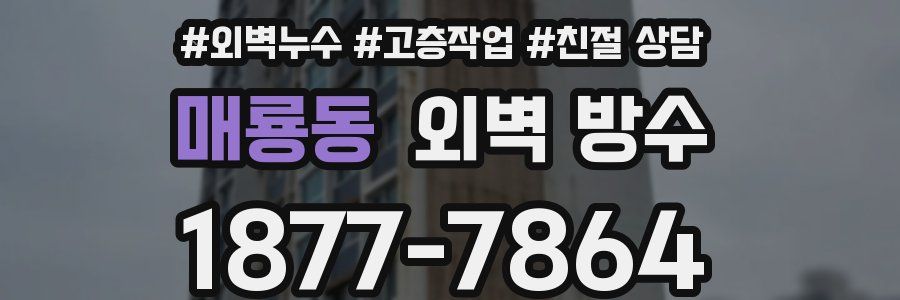 매룡동 외벽 방수