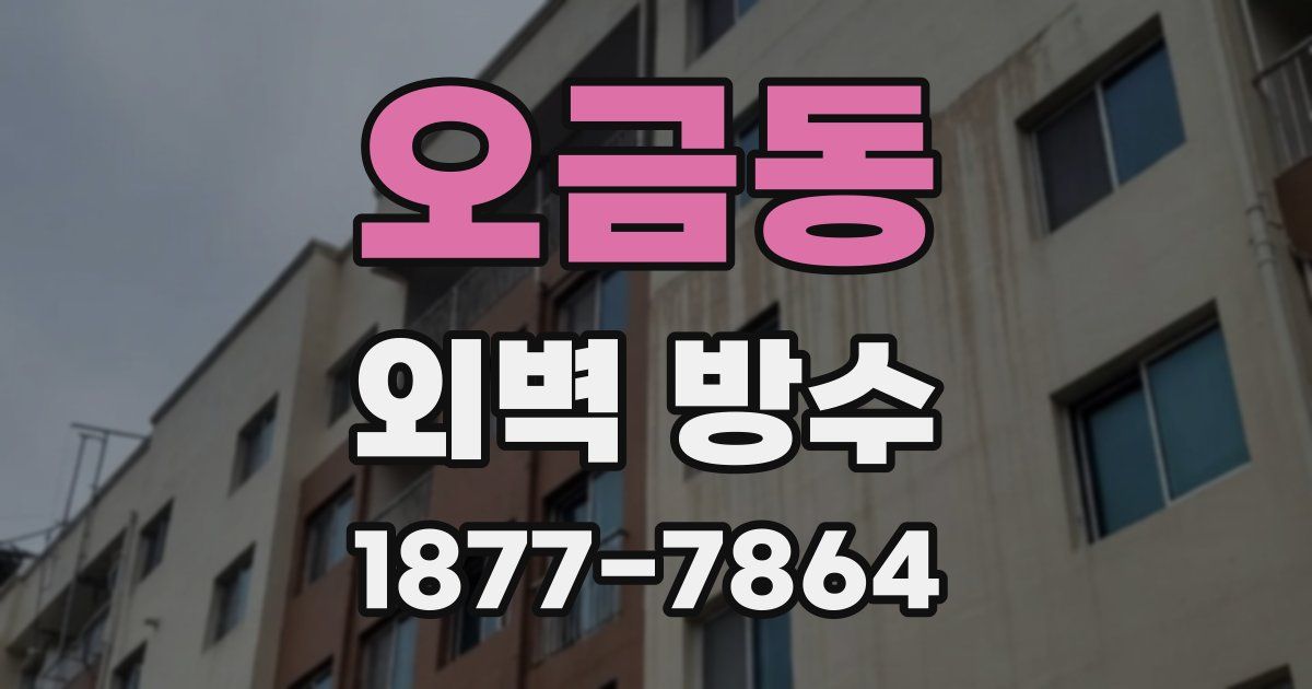 오금동 외벽 방수