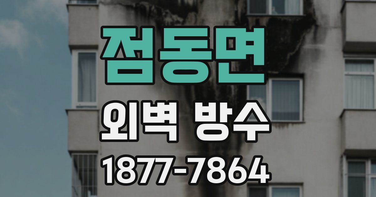 점동면 외벽 방수