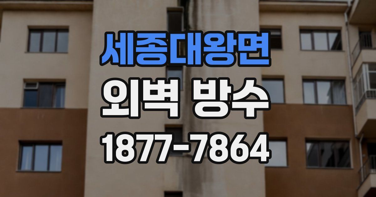 세종대왕면 외벽 방수