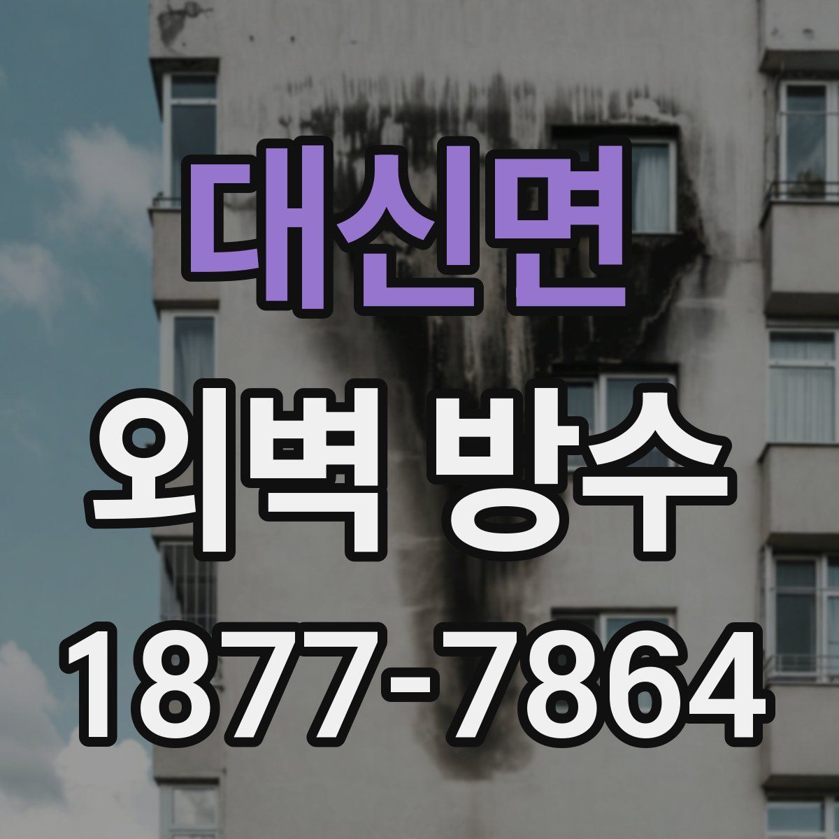 대신면 외벽 방수