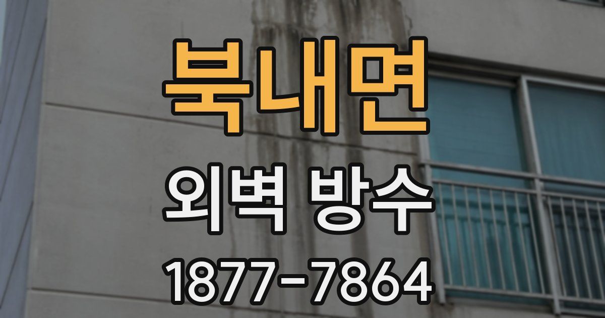 북내면 외벽 방수