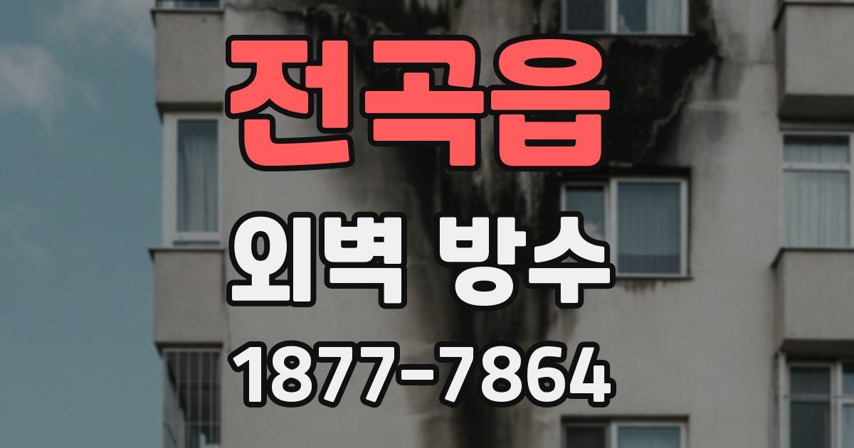 전곡읍 외벽 방수