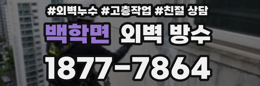 백학면 외벽 방수