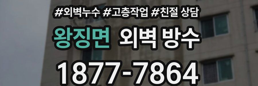 왕징면 외벽 방수