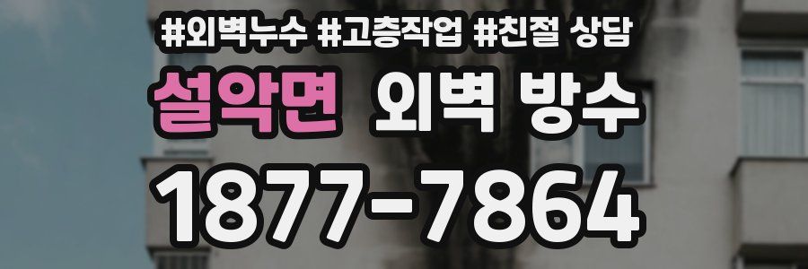 설악면 외벽 방수
