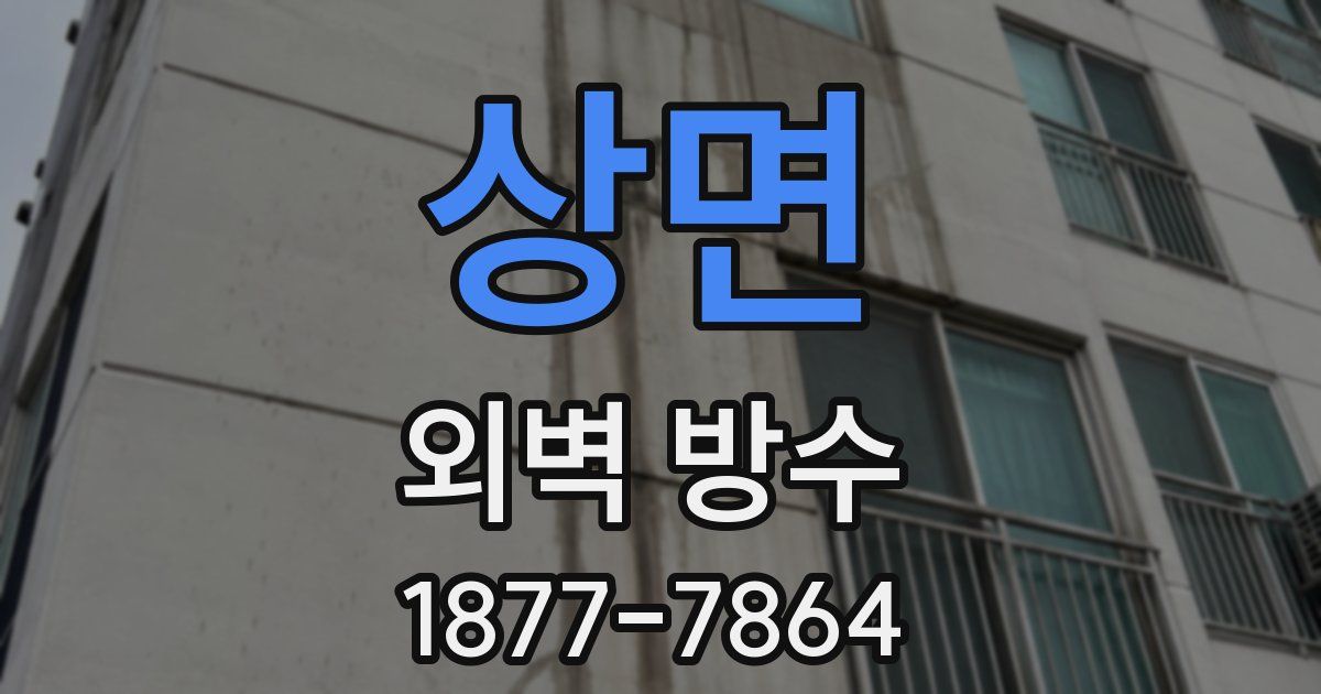 상면 외벽 방수