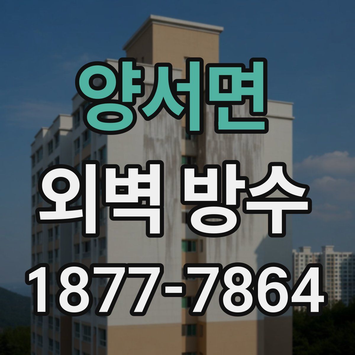 양서면 외벽 방수