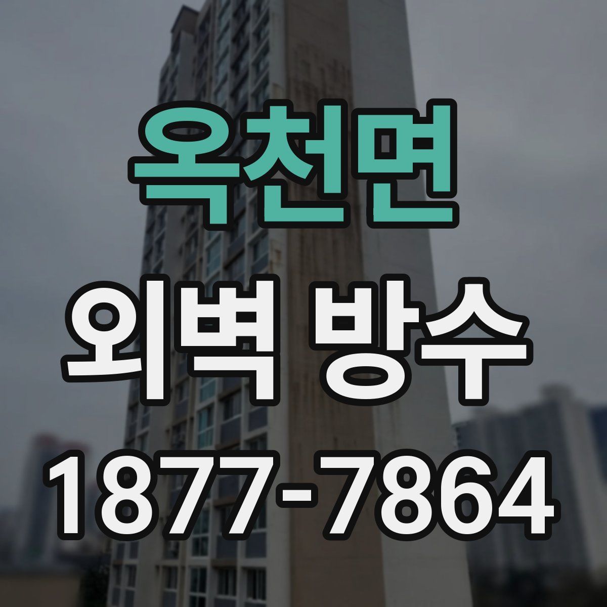 옥천면 외벽 방수