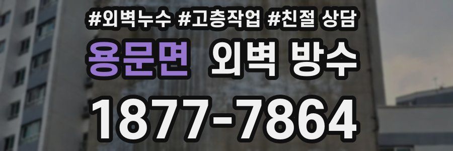 용문면 외벽 방수