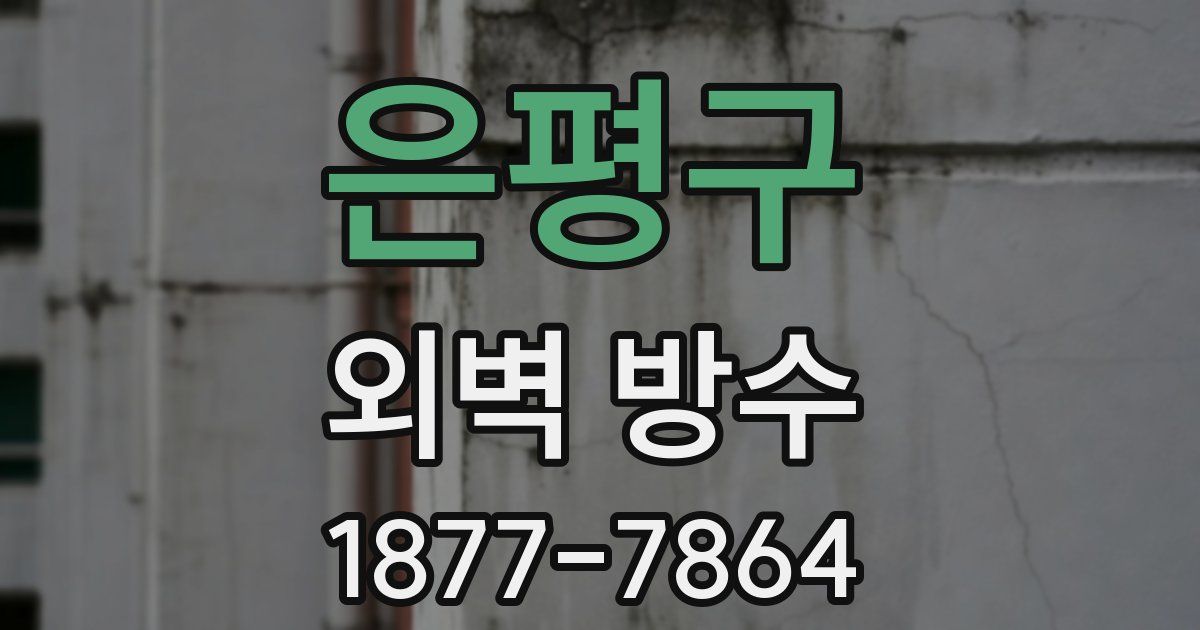 은평구 외벽 방수