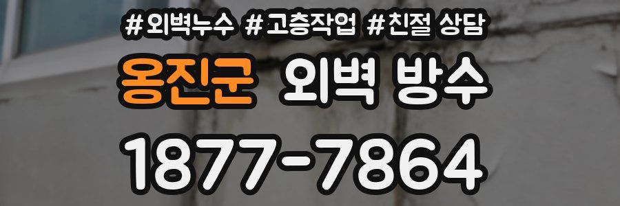 옹진군 외벽 방수