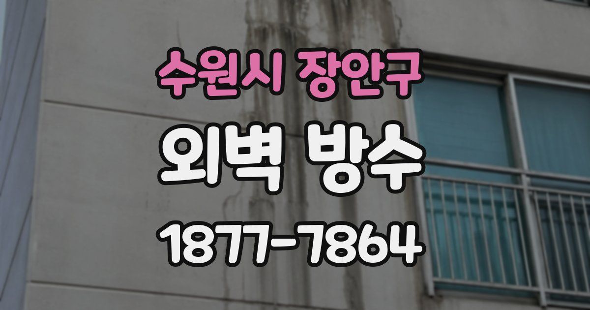 수원시 장안구 외벽 방수