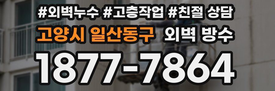 고양시 일산동구 외벽 방수