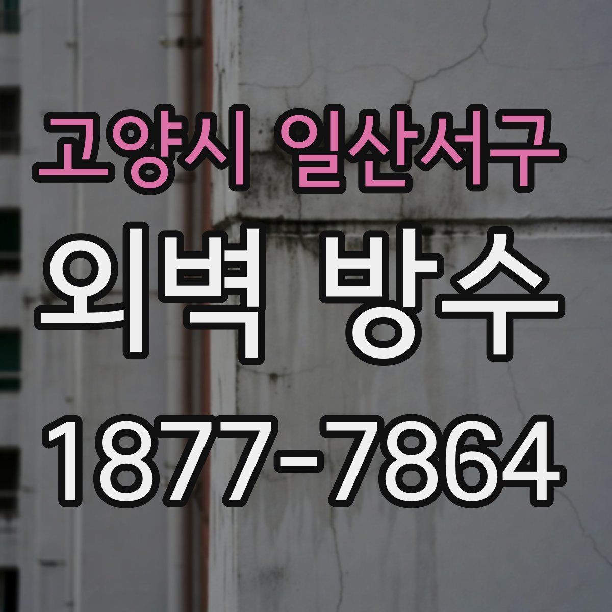 고양시 일산서구 외벽 방수 시공이 필요한 작은 징후들