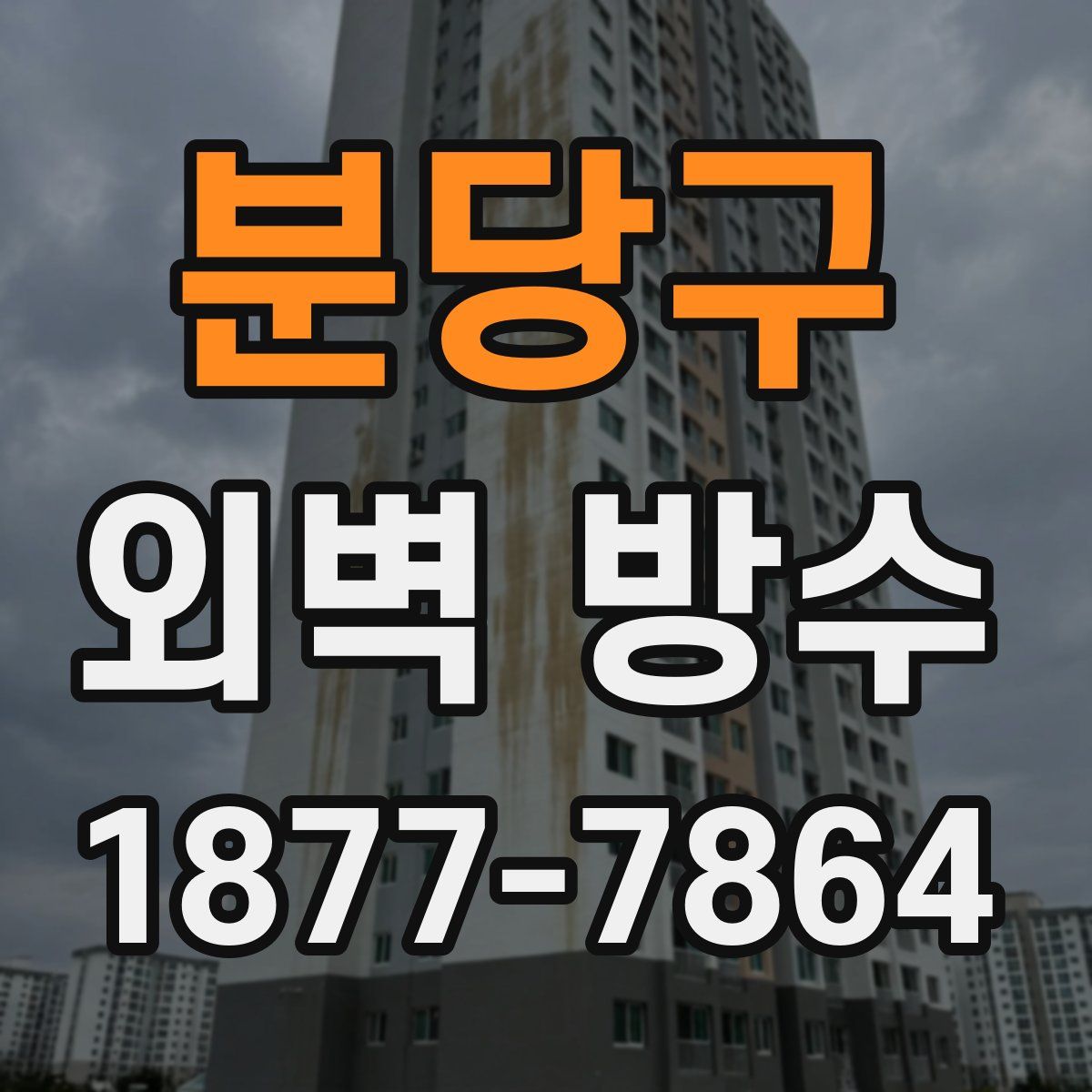 분당구 외벽 방수