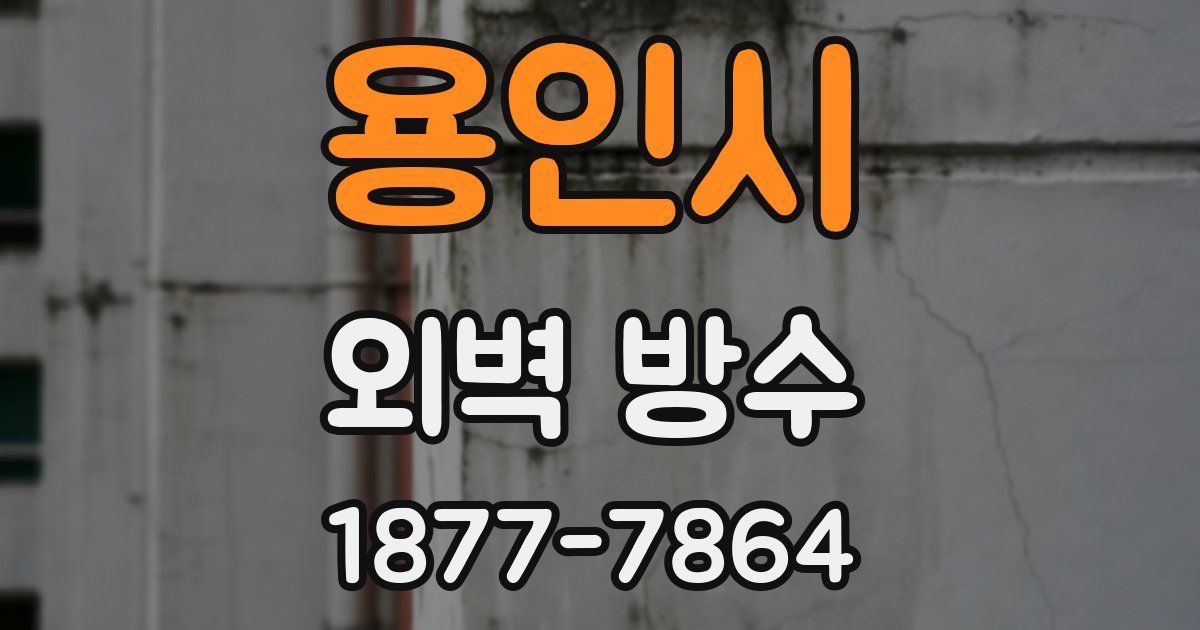 용인시 외벽 방수