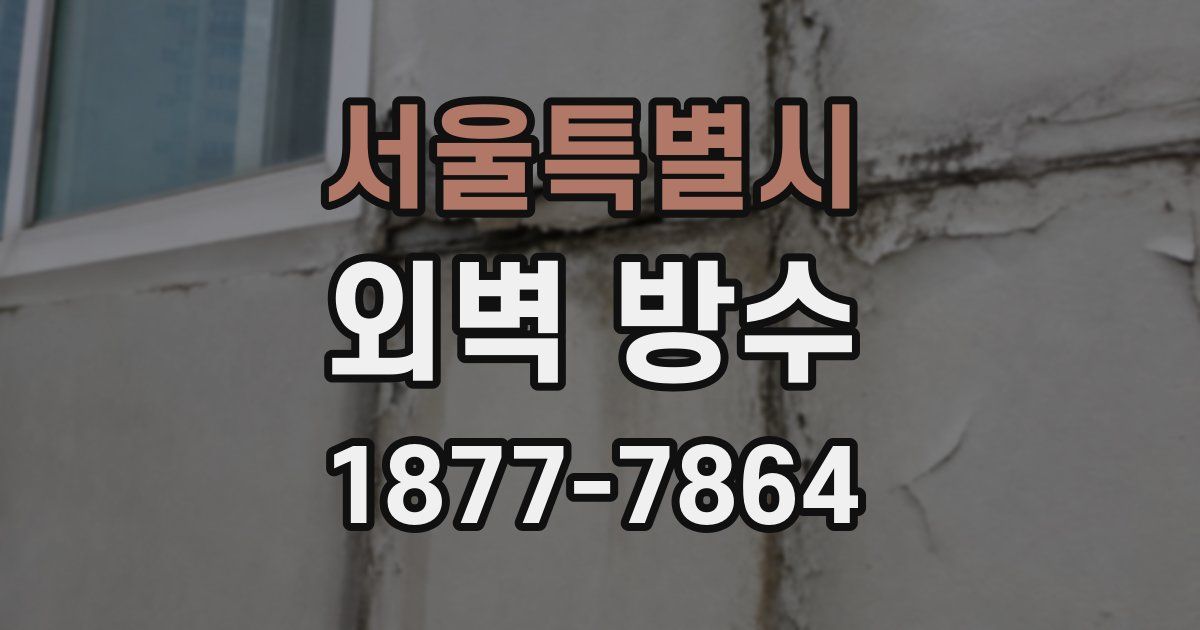 서울특별시 외벽 방수
