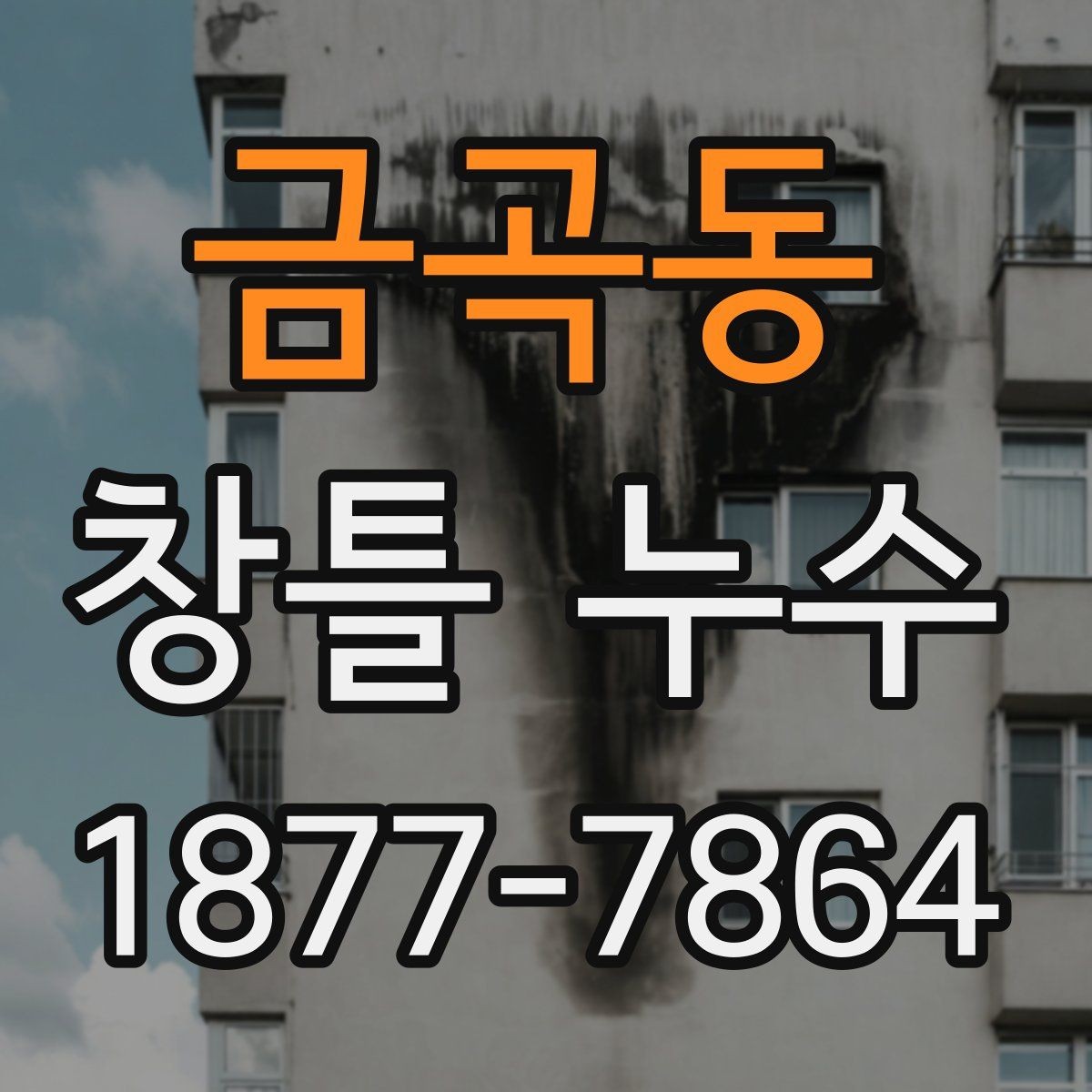금곡동 창틀 누수 장마철 대비 점검 방법
