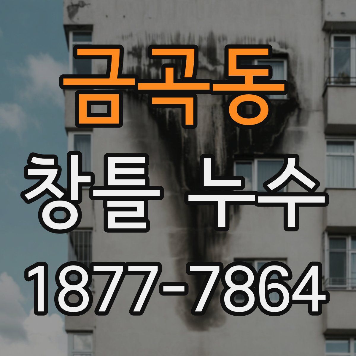 금곡동 창틀 누수