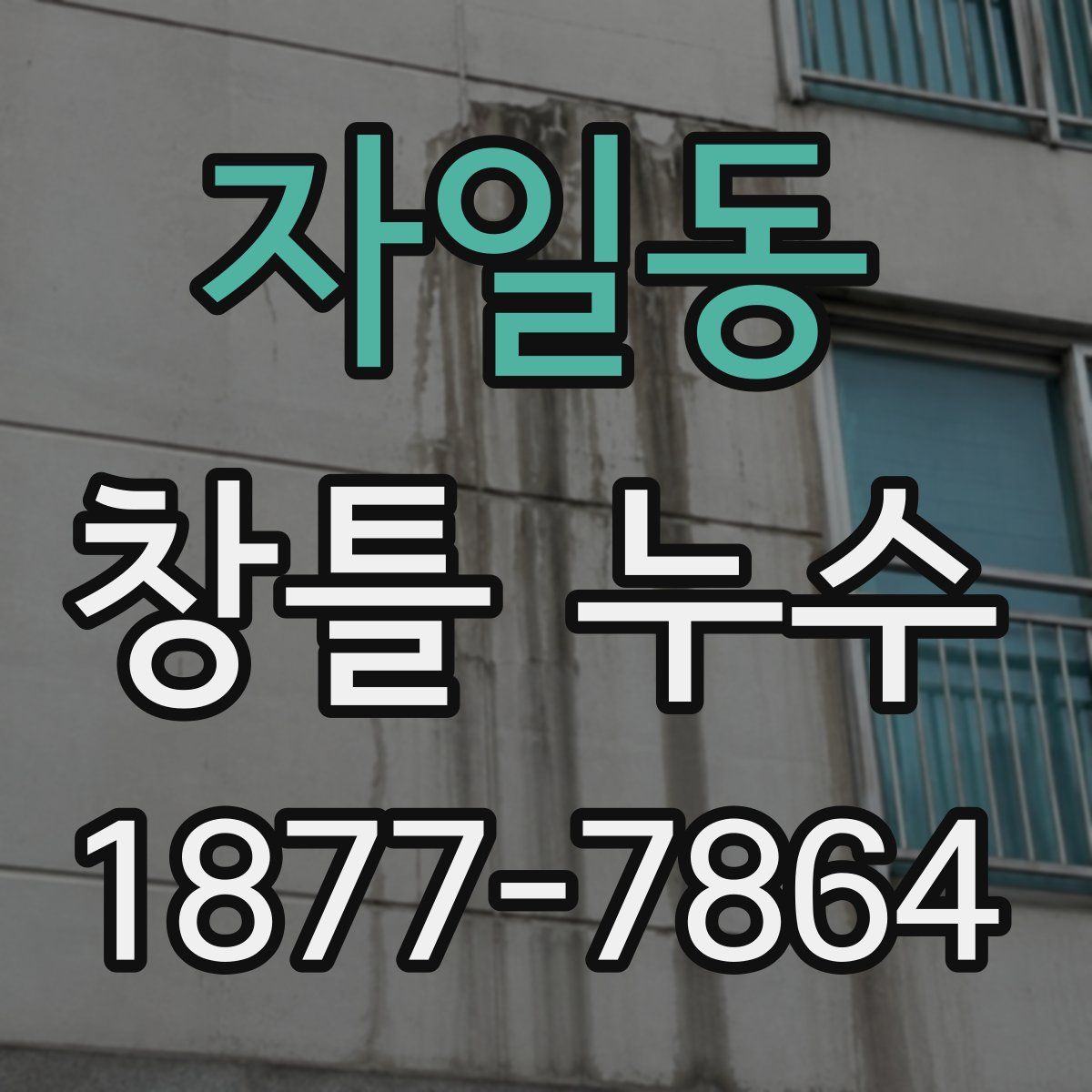 자일동 창틀 누수
