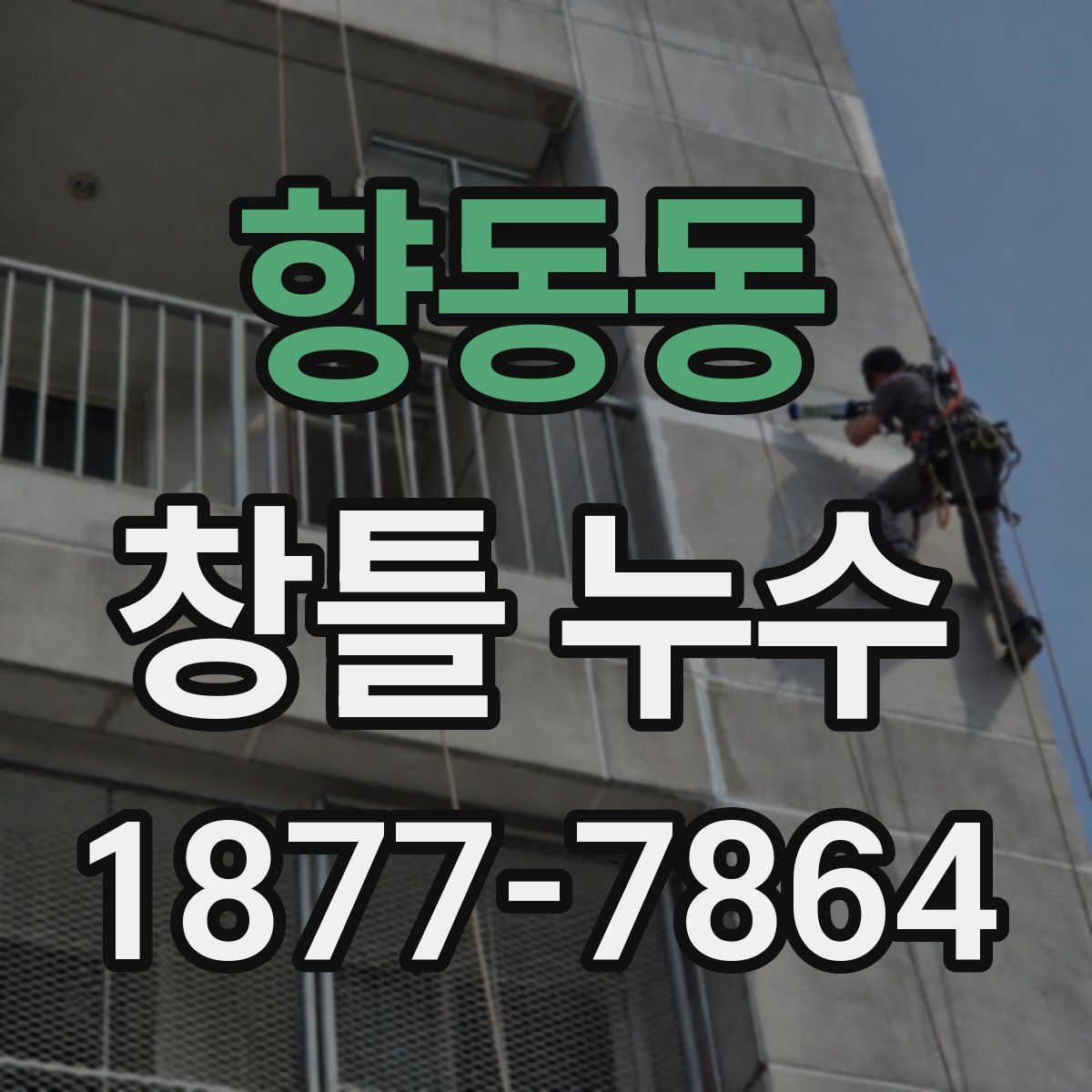 향동동 창틀 누수